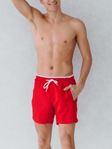 Bomain Basic red swimshort
