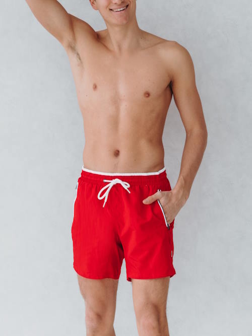 Bomain Basic red swimshort Bomain Basic red swimshort