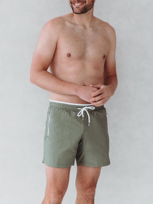 Bomain Basic khaki swimshort Bomain Basic khaki swimshort