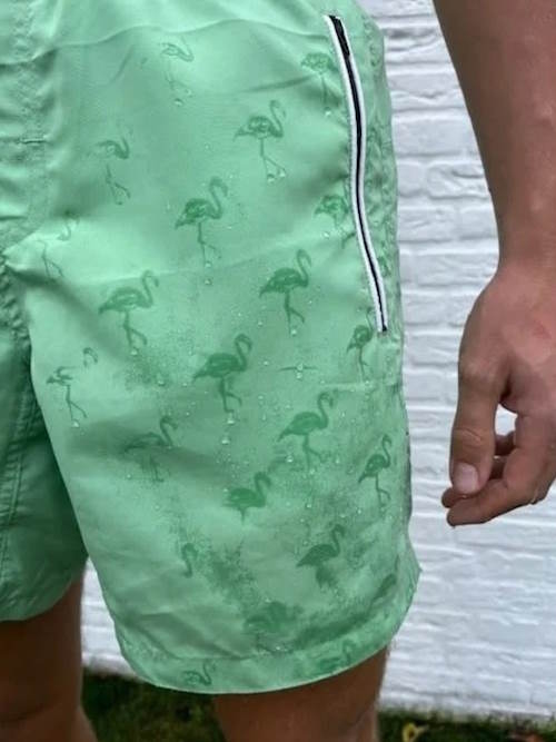 Bomain Magic Flamingo green/print swimshort Bomain Magic Flamingo green/print swimshort