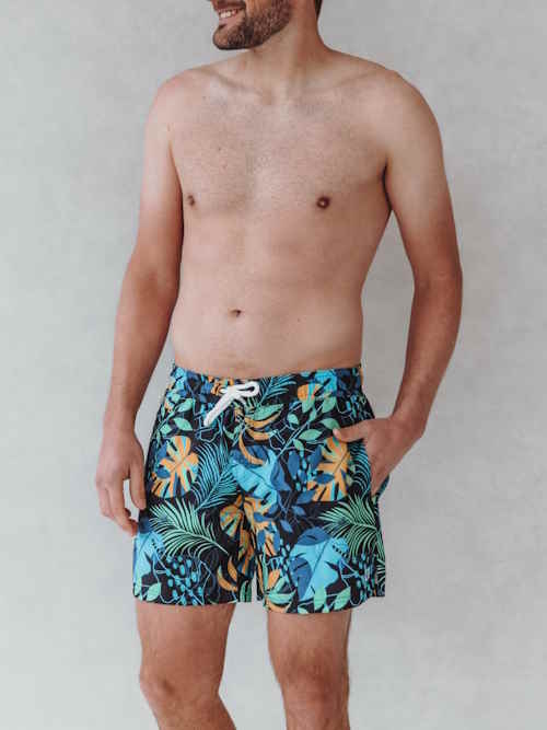 Bomain Jungle Print multicolor/print swimshort Bomain Jungle Print multicolor/print swimshort