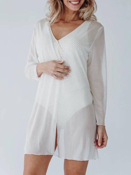 Bomain Cover Up white kimono Bomain Cover Up white kimono