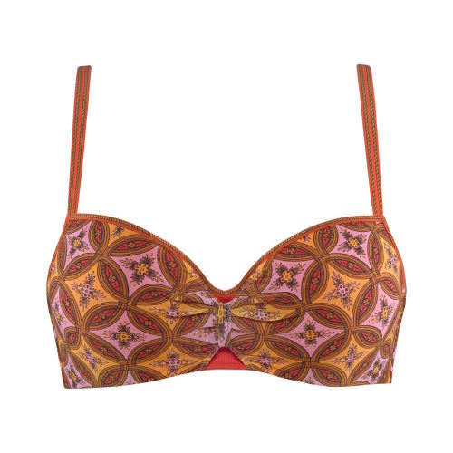 Marlies Dekkers Florana orange/print push up bra Marlies Dekkers Florana orange/print push up bra