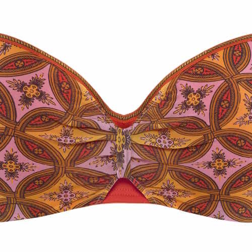 Marlies Dekkers Florana orange/print push up bra Marlies Dekkers Florana orange/print push up bra