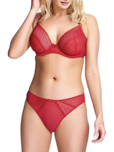 DDO Special Cleo By Panache red soft-cup bra