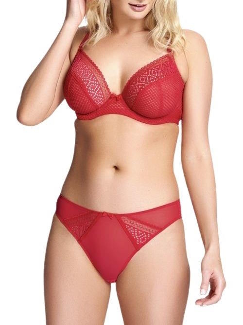 DDO Special Cleo By Panache red non-padded bra DDO Special Cleo By Panache red non-padded bra