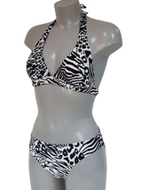 Nickey Nobel Animal black/print padded bikini bra