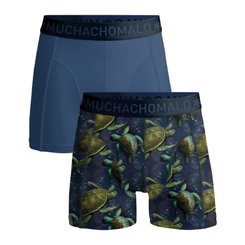 Muchachomalo Turtles blue/print modal boxershort
