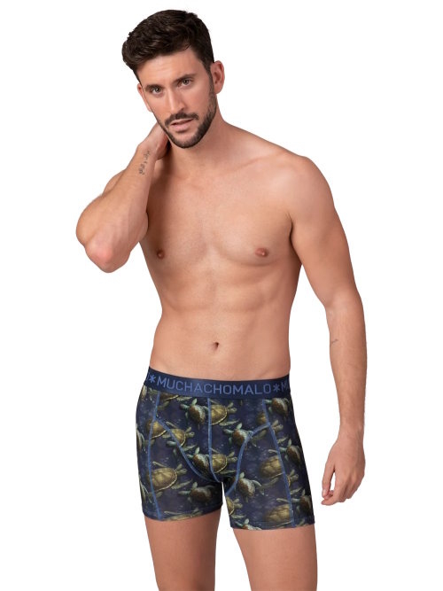 Muchachomalo Turtles blue/print modal boxershort Muchachomalo Turtles blue/print modal boxershort