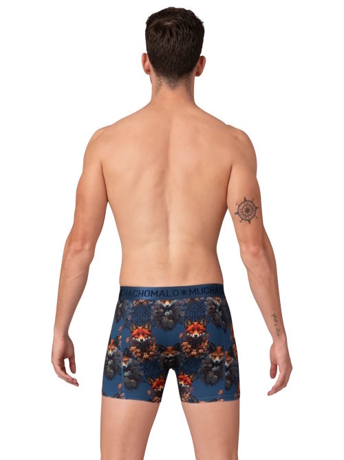 Muchachomalo Foxtrot blue/print modal boxershort Muchachomalo Foxtrot blue/print modal boxershort