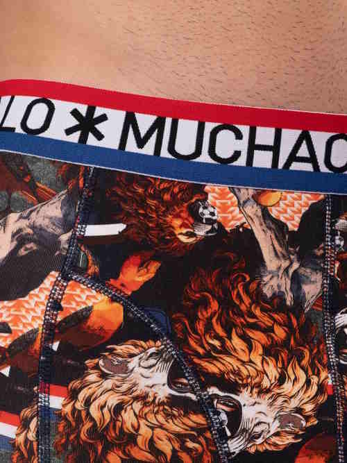 Muchachomalo Dutch Lion orange/print boxer short Muchachomalo Dutch Lion orange/print boxer short