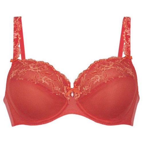 Rosa Faia Colette red non-padded bra Rosa Faia Colette red non-padded bra