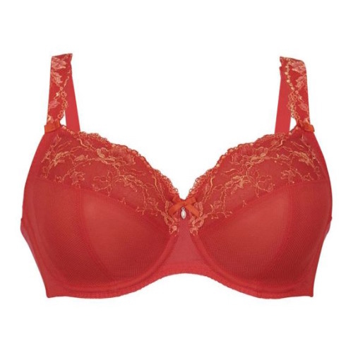 Rosa Faia Colette red non-padded bra Rosa Faia Colette red non-padded bra