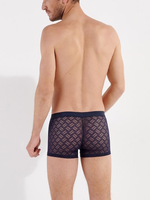 HOM Robbie navy blue sport trunk HOM Robbie navy blue sport trunk