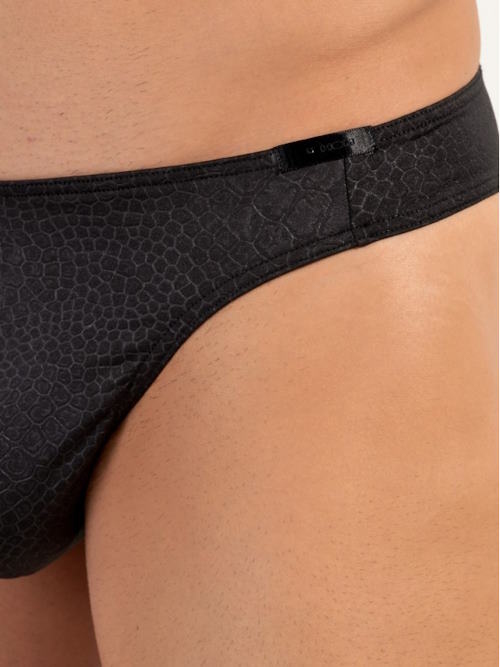 HOM Florida black/print men thong HOM Florida black/print men thong