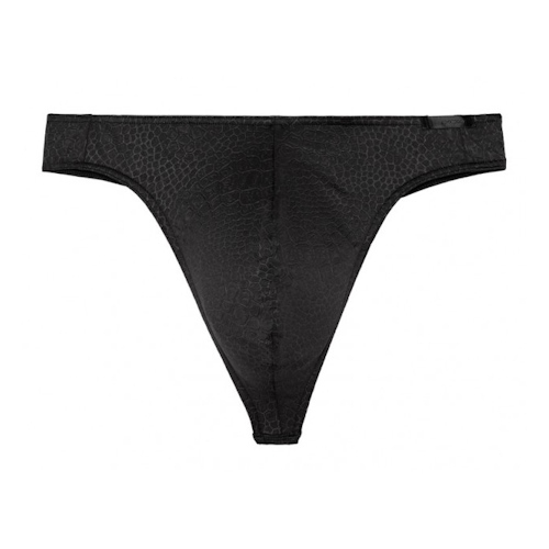 HOM Florida black/print men thong HOM Florida black/print men thong