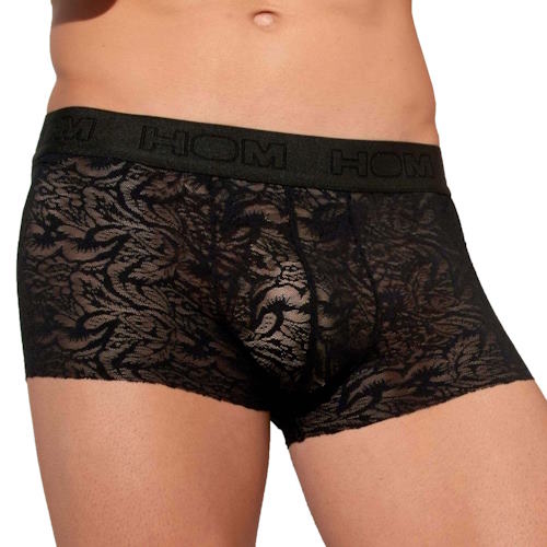 HOM Free Cut Lace  black sport trunk HOM Free Cut Lace  black sport trunk