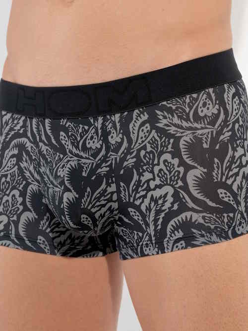 HOM Himeros black/print sport trunk HOM Himeros black/print sport trunk