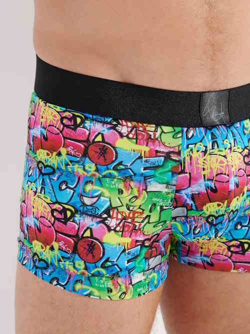HOM Graffiti Wall multicolor sport trunk HOM Graffiti Wall multicolor sport trunk