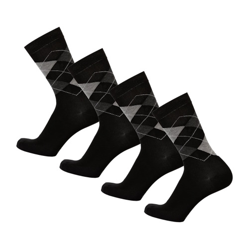 Bamboosa Steve black/print socks Bamboosa Steve black/print socks