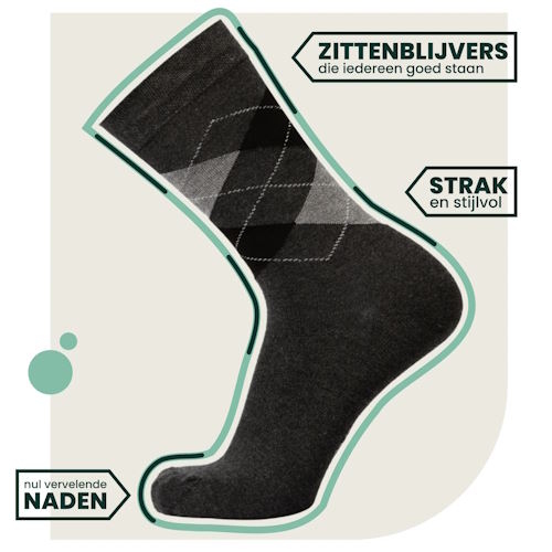 Bamboosa Steve anthracite socks Bamboosa Steve anthracite socks