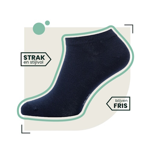 Bamboosa Jordan navy blue sneaker socks Bamboosa Jordan navy blue sneaker socks