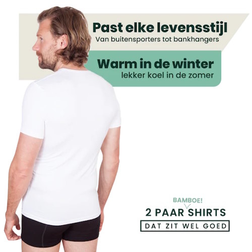 Bamboosa Austin white shirt Bamboosa Austin white shirt