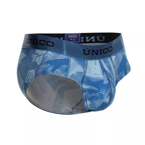 Mundo Unico Escantillon blue/print men brief Mundo Unico Escantillon blue/print men brief