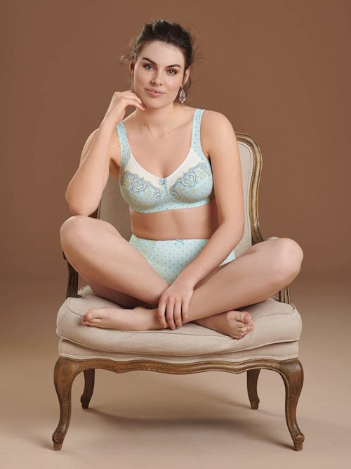 Anita Belvedere blue/print wireless bra Anita Belvedere blue/print wireless bra