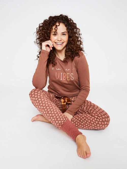 Charlie Choe Flower Power brown sleep shirt Charlie Choe Flower Power brown sleep shirt