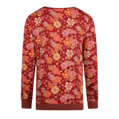 Charlie Choe Flower Power red/print sleep shirt Charlie Choe Flower Power red/print sleep shirt