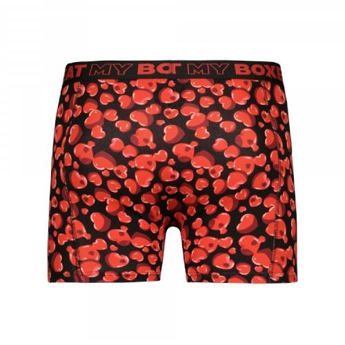 Beat My Boxer Hearts black/red boxer short Beat My Boxer Hearts black/red boxer short