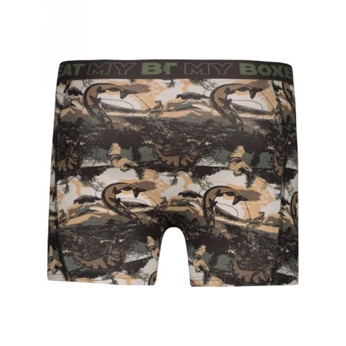 Beat My Boxer No Kill Fishing brown/print boxer short Beat My Boxer No Kill Fishing brown/print boxer short
