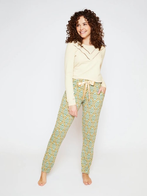 Charlie Choe Funky Nights ivory sleep shirt Charlie Choe Funky Nights ivory sleep shirt