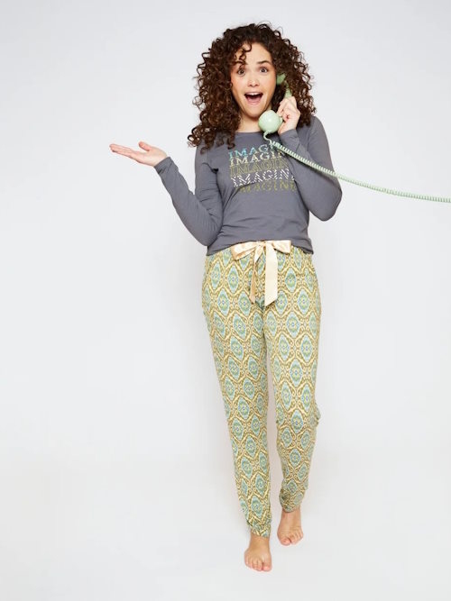 Charlie Choe Funky Nights dark grey sleep shirt Charlie Choe Funky Nights dark grey sleep shirt