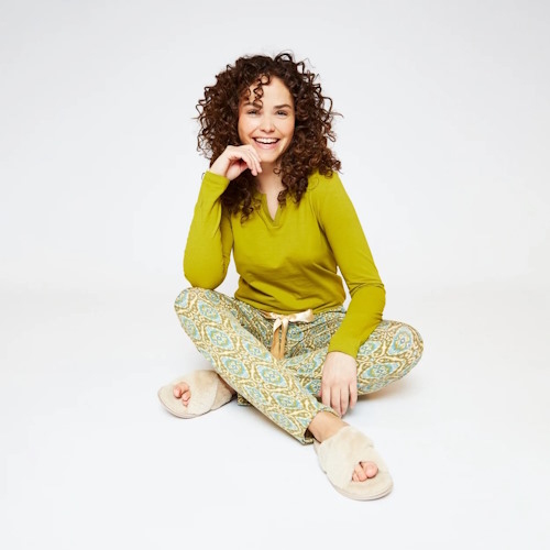 Charlie Choe Funky Nights olive green sleep shirt Charlie Choe Funky Nights olive green sleep shirt