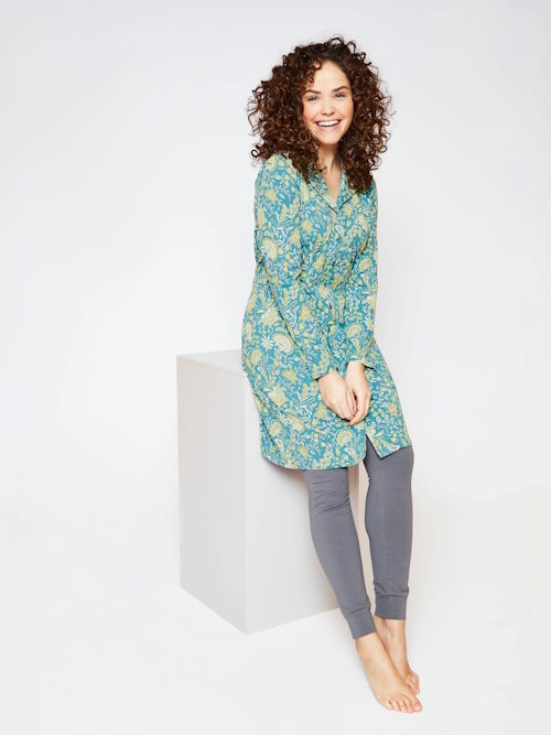 Charlie Choe Funky Nights green/print nightdress Charlie Choe Funky Nights green/print nightdress