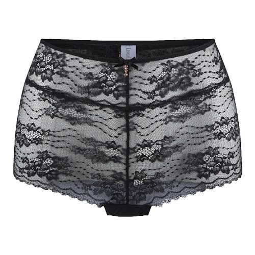 LingaDore Depths of black lingerie black high waist brief LingaDore Depths of black lingerie black high waist brief