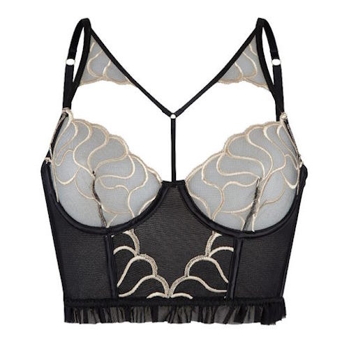 LingaDore Black And Gold black/gold non-padded bra LingaDore Black And Gold black/gold non-padded bra