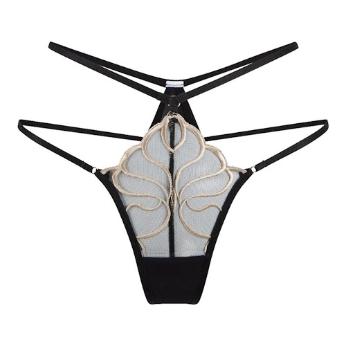 LingaDore Black And Gold black/gold thong LingaDore Black And Gold black/gold thong