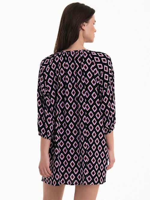 Rosa Faia Swimwear Papanui black/print tunic Rosa Faia Swimwear Papanui black/print tunic