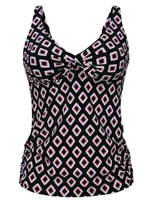 Rosa Faia Swimwear Alina black/print tankini set Rosa Faia Swimwear Alina black/print tankini set