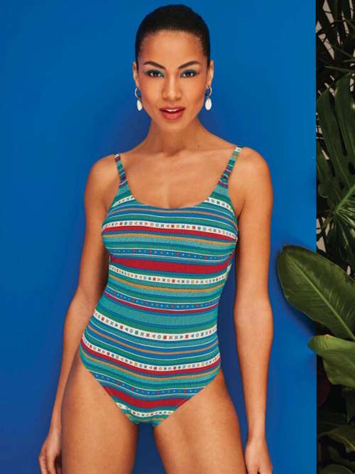 Rosa Faia Swimwear Estelle blue/print bathingsuit Rosa Faia Swimwear Estelle blue/print bathingsuit