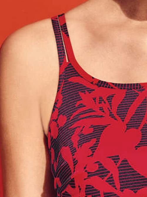 Anita Swimwear Rimini red/print tankini set Anita Swimwear Rimini red/print tankini set