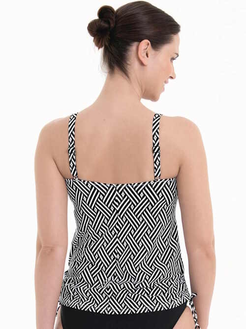 Anita Care Latina black/white prosthetic tankini Anita Care Latina black/white prosthetic tankini