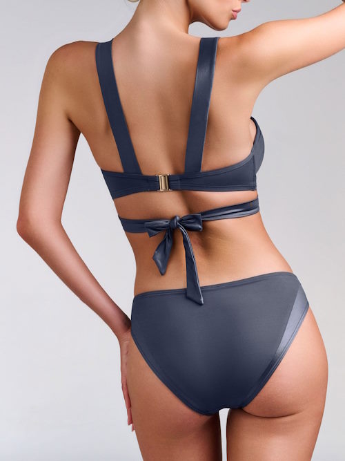 Marlies Dekkers Swimwear Cache Coeur grey padded bikini bra Marlies Dekkers Swimwear Cache Coeur grey padded bikini bra