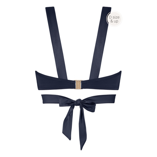 Marlies Dekkers Swimwear Cache Coeur grey padded bikini bra Marlies Dekkers Swimwear Cache Coeur grey padded bikini bra