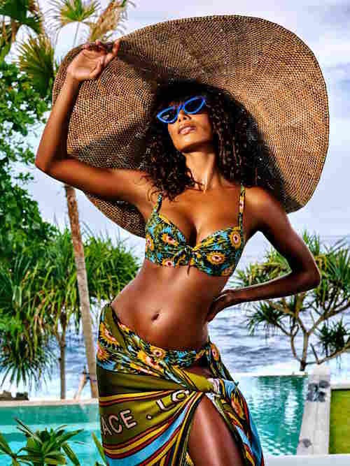 Marlies Dekkers Swimwear Bellini green/print push up bikini bra Marlies Dekkers Swimwear Bellini green/print push up bikini bra