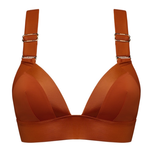 Marlies Dekkers Swimwear Cache Coeur orange padded bikini bra Marlies Dekkers Swimwear Cache Coeur orange padded bikini bra