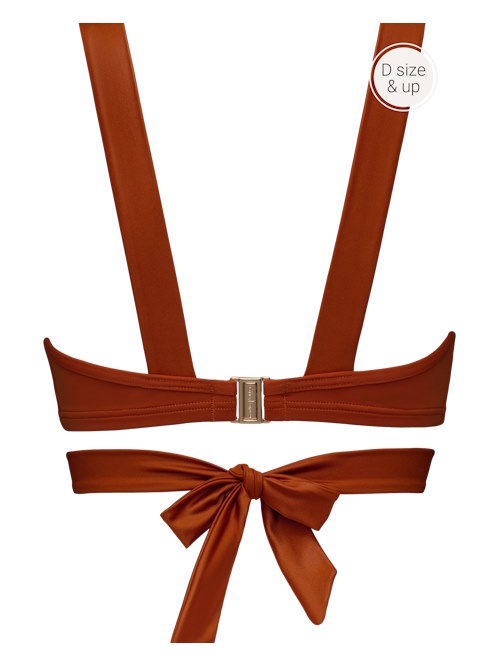 Marlies Dekkers Swimwear Cache Coeur orange padded bikini bra Marlies Dekkers Swimwear Cache Coeur orange padded bikini bra